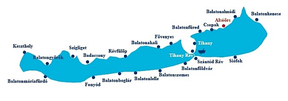 Kikötők a Balatonon – Siófok, Balatonaliga, Balatonföldvár, Balatonfüred, Balatonkenese